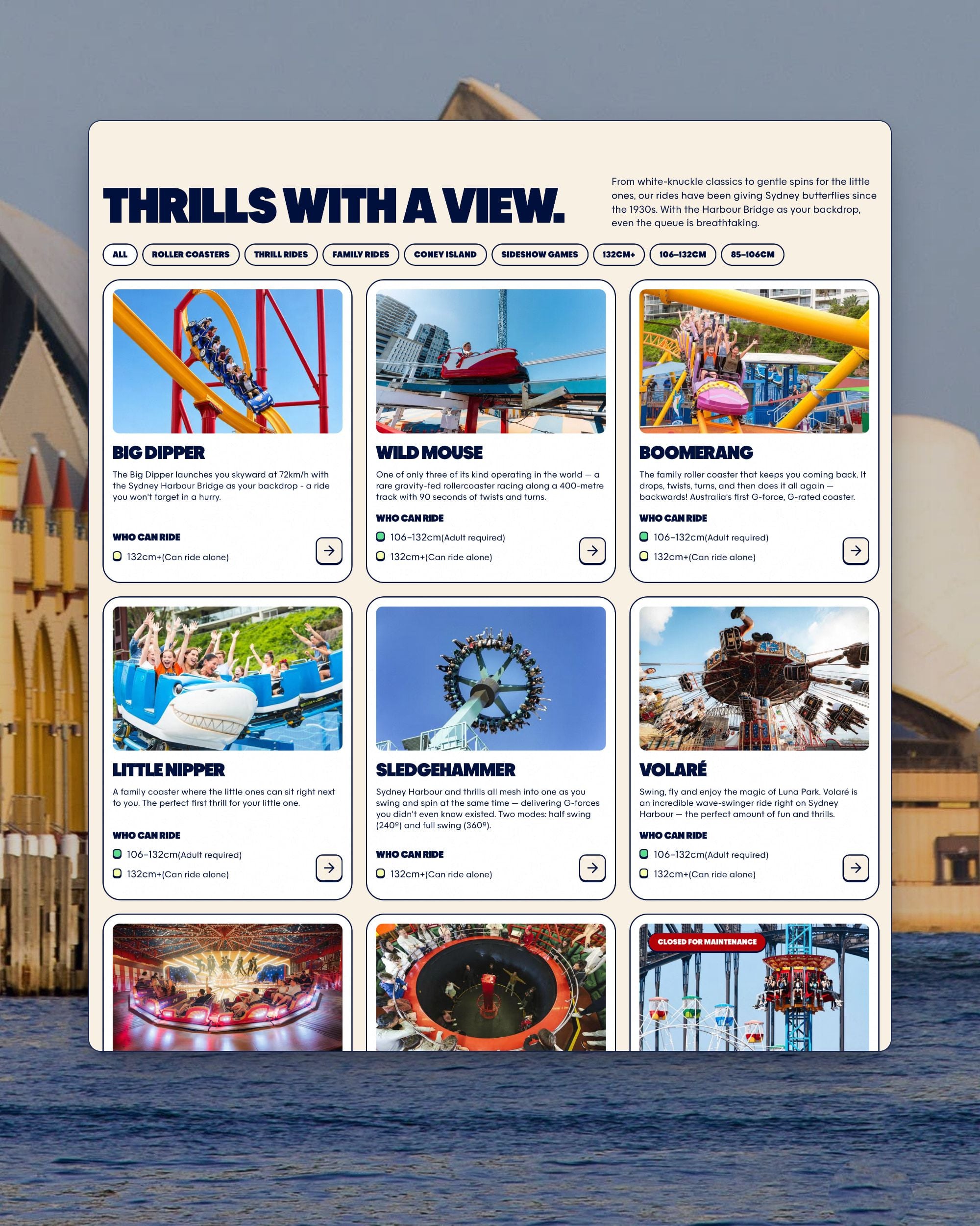 Luna Park: left mockup