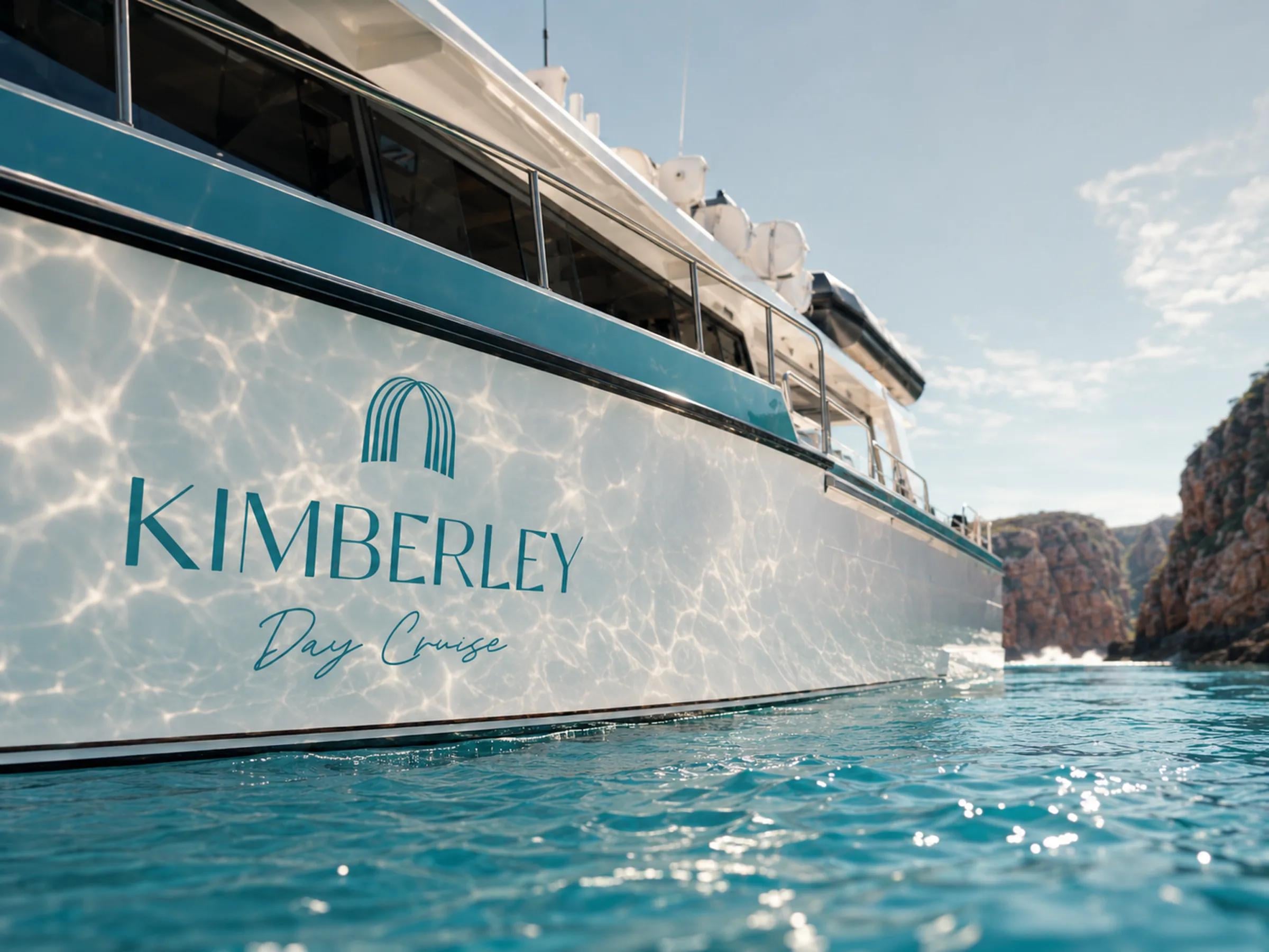 Kimberley Day Cruise boat waterfront branding