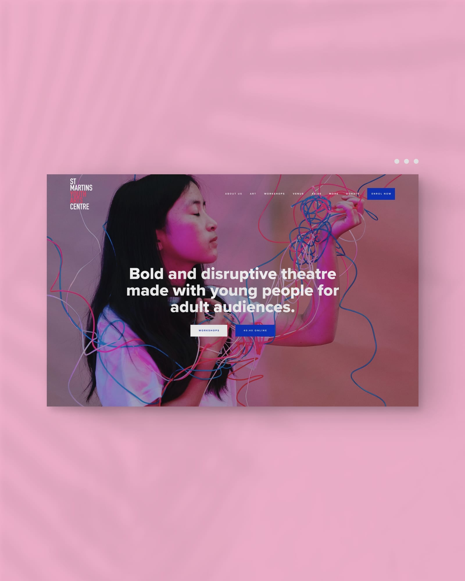 St Martins Youth Arts Centre — left mockup