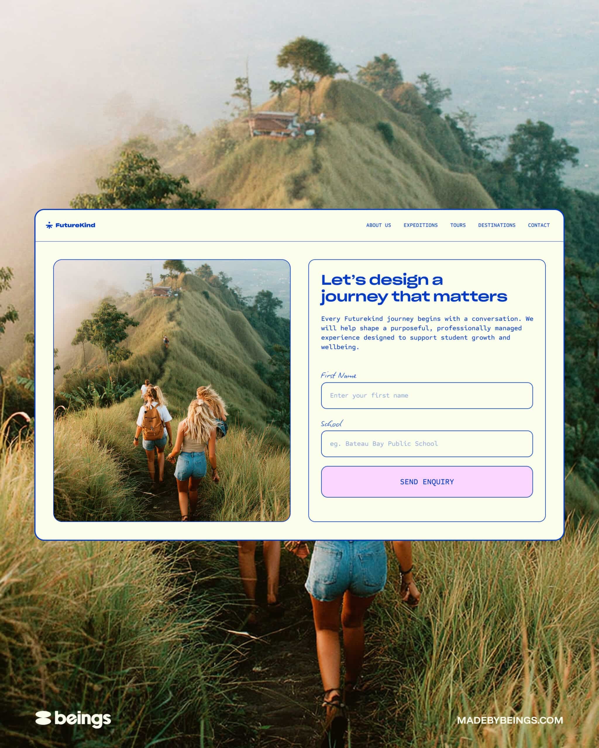 FutureKind — right mockup